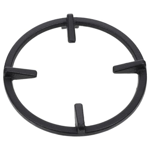 DONFAMDS 1Stück Gusseisen Topf Rack Halter für Gasherde Rutschfester Wok Stützträger Hochtemperaturbeständig zu Bedienen für Milch und Sandtöpfe von DONFAMDS