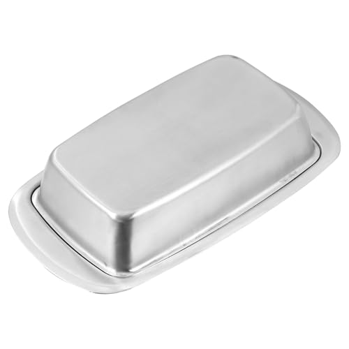 DONFAMDS Butterdose aus Sichere Mehrzweck Frischhaltebox mit Deckel für Kühlschrank Korrosionsbeständig und Elegant für Frühstückstisch von DONFAMDS