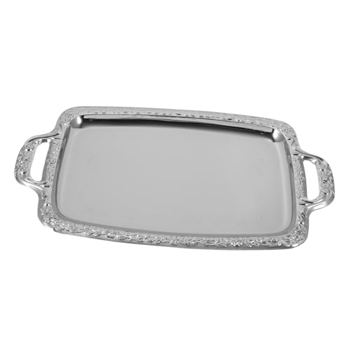 DONFAMDS 1Stück Mehrzweck Servierschalen aus Metall Robuste Lebensmittelplatten für Wohnzimmer und Langlebiges Haushaltsgeschirr DONFAMDS 1Stück Mehrzweck Servierschalen aus Metall Robuste Lebensmittelplatten für Wohnzimmer und Langlebiges Haushaltsgeschirr von DONFAMDS