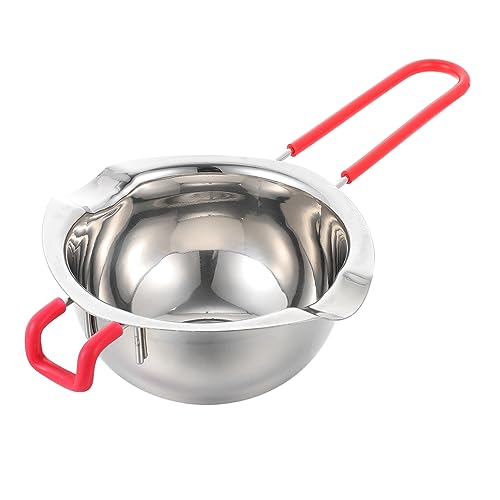DONFAMDS 1Stück Schmelztopf für Butter mit Scold Griff für DIY Backen und Fondue Hitzebeständig Geburtstags und Weihnachtsgeschenke von DONFAMDS