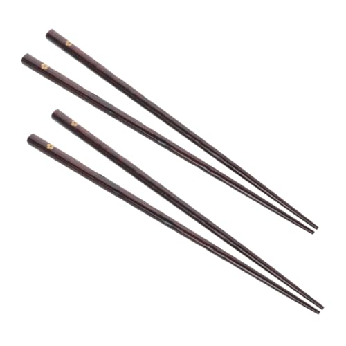 DONFAMDS 2 Paare Essstäbchen aus Holz im Cherry Blossom Design Rutschfeste Japanische Essstäbchen für Sushi Nudeln Eleganter für Ihre Mahlzeiten von DONFAMDS