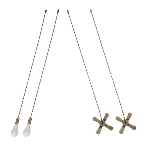 DONFAMDS 2 Sätze Deckenventilator Zugkette Verlängerung mit Ornamenten Dekorative Lüfter Zugketten aus Einfache Montage Kompatibel mit Deckenleuchten und Lampen Elegantes Design für Wohn DONFAMDS 2 Sätze Deckenventilator Zugkette Verlängerung mit Ornamenten Dekorative Lüfter Zugketten aus Einfache Montage Kompatibel mit Deckenleuchten und Lampen Elegantes Design für Wohn von DONFAMDS