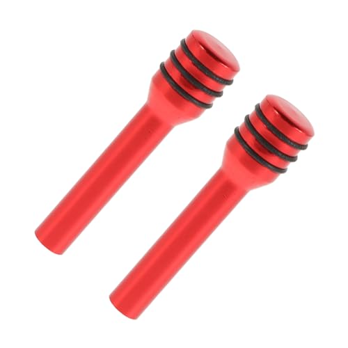 DONFAMDS 2 Stück Aluminiumlegierung Auto Türschloss Zugstifte Robuste Türverriegelungspins mit Dreifacher Nut Stilvolle Rote Autotür Griffe für Verbesserte und Elegantes Interieur DONFAMDS 2 Stück Aluminiumlegierung Auto Türschloss Zugstifte Robuste Türverriegelungspins mit Dreifacher Nut Stilvolle Rote Autotür Griffe für Verbesserte und Elegantes Interieur von DONFAMDS