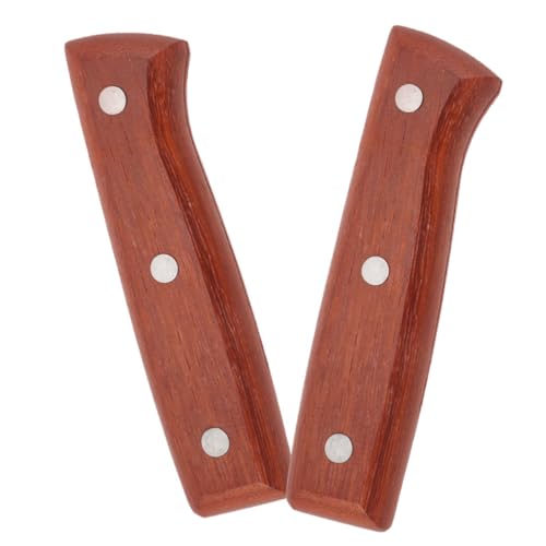 DONFAMDS 2 Stück Ergonomisch Gestaltete Rutschfeste Holzgriffe für Küchenmesser Austauschbare Cutter für Professionelle und Home Cooking von DONFAMDS