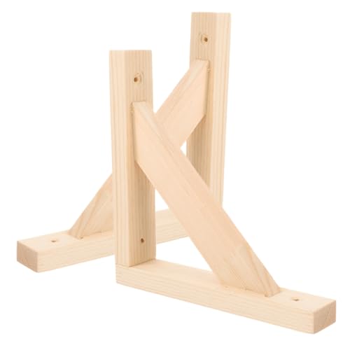DONFAMDS 2 Stück Stabiler Regalträger Regalwinkel für Wandmontage Triangular Design für Bücherregale Küchenschränke und Gartenschränke DONFAMDS 2 Stück Stabiler Regalträger Regalwinkel für Wandmontage Triangular Design für Bücherregale Küchenschränke und Gartenschränke von DONFAMDS