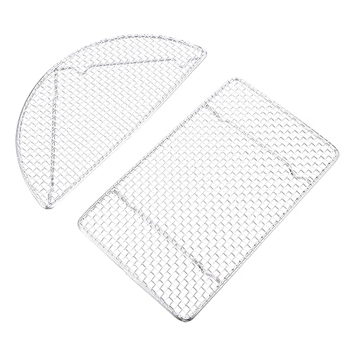DONFAMDS 2 Stück Teiliges Bbq Grillnetz aus Hitzebeständig Antihaftbeschichtet Leicht und Robust Geeignet für Outdoor Grillen Backofen und Camping als Grillzubehör für Saftiges DONFAMDS 2 Stück Teiliges Bbq Grillnetz aus Hitzebeständig Antihaftbeschichtet Leicht und Robust Geeignet für Outdoor Grillen Backofen und Camping als Grillzubehör für Saftiges von DONFAMDS