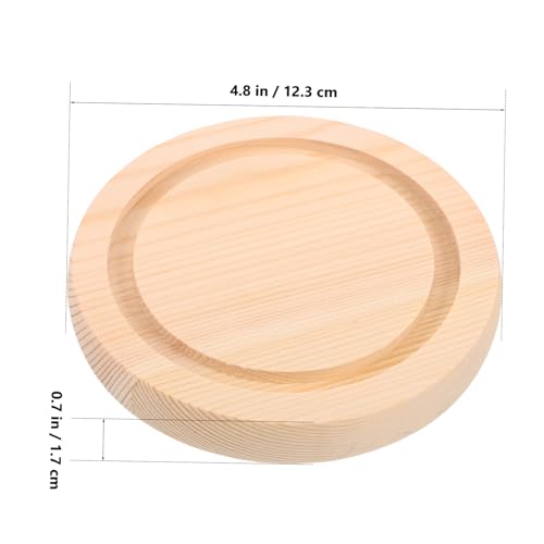 DONFAMDS 2 Stücke Dome Display Tray Halter Holz Unterstützung Rosen Tablett Blumentopf Platte Dome Basis Cloche Dome Tablett DONFAMDS 2 Stücke Dome Display Tray Halter Holz Unterstützung Rosen Tablett Blumentopf Platte Dome Basis Cloche Dome Tablett von DONFAMDS