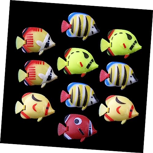 DONFAMDS 20 Stück Künstliche Schwimmende Fische aus Plastik Lebensnahe Dekoration für Aquarium und Fischbecken Zufällige Farben und Bewegliche für Realismus DONFAMDS 20 Stück Künstliche Schwimmende Fische aus Plastik Lebensnahe Dekoration für Aquarium und Fischbecken Zufällige Farben und Bewegliche für Realismus von DONFAMDS