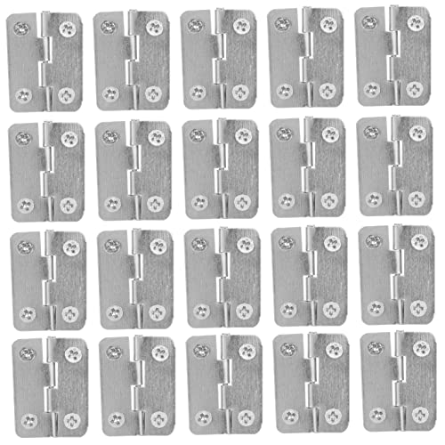 DONFAMDS 20 Stück Mini Hinges für Schmuckkästen Rostfreies Eisen für DIY Projekte Installieren Schrauben DONFAMDS 20 Stück Mini Hinges für Schmuckkästen Rostfreies Eisen für DIY Projekte Installieren Schrauben von DONFAMDS
