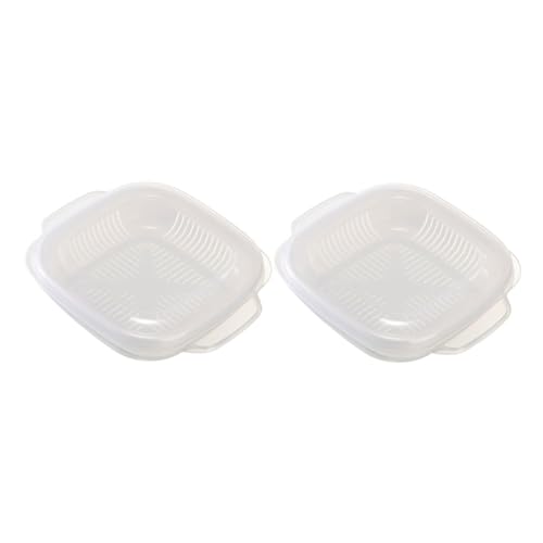 DONFAMDS 2Stücke Mikrowellen Lunchboxen Tragbare Frischhaltebox für Reis Gemüse Obst Freie Hitzebeständige Kältebeständige Meal Prep Box für Büro Zuhause DONFAMDS 2Stücke Mikrowellen Lunchboxen Tragbare Frischhaltebox für Reis Gemüse Obst Freie Hitzebeständige Kältebeständige Meal Prep Box für Büro Zuhause von DONFAMDS