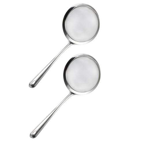 DONFAMDS 2Stücke Nudel und Teesieb Hitzebeständig und Langlebig für Täglichen Gebrauch Leicht zu Reinigen Lagern Silber DONFAMDS 2Stücke Nudel und Teesieb Hitzebeständig und Langlebig für Täglichen Gebrauch Leicht zu Reinigen Lagern Silber von DONFAMDS