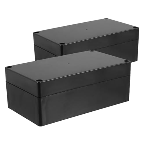 DONFAMDS 2er-packung Wasserdichte Box Gehäuse-projektfall Elektronischer Projektkoffer Gehäuse Für Elektronische Projekte Elektrogehäuse Für Den Außenbereich Projekt Plastikboxen Black Abs DONFAMDS 2er-packung Wasserdichte Box Gehäuse-projektfall Elektronischer Projektkoffer Gehäuse Für Elektronische Projekte Elektrogehäuse Für Den Außenbereich Projekt Plastikboxen Black Abs von DONFAMDS