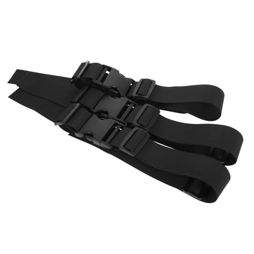 DONFAMDS 3 Stück Hochstuhlgurte Gurt Autositzgurt Hochstuhlgurte Kinderwagengurte Hochstuhlgeschirr Gurtgeschirr Ersatz Hochstuhlgurte Schwarzes Polyester von DONFAMDS