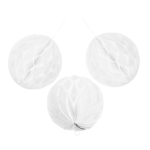 DONFAMDS 3 Stück Teiliges Papier Honigwabenkugeln für Festdekorationen Hängende Laternen für Partys Romantisches Design Wiederverwendbar DONFAMDS 3 Stück Teiliges Papier Honigwabenkugeln für Festdekorationen Hängende Laternen für Partys Romantisches Design Wiederverwendbar von DONFAMDS