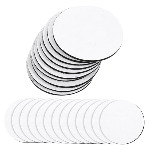 DONFAMDS 30 Paare Doppelseitige Pads Selbstklebende Antirutsch Sticker für Böden Sofas und Tischdecken Waschbar und Wiederverwendbar für Sichere Anwendung Haushalt und Büro von DONFAMDS