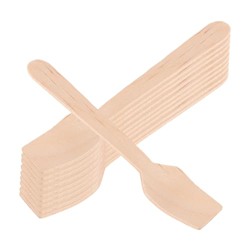 DONFAMDS 300 Stück Mini Holzlöffel Einweg Probierlöffel aus Unbehandeltem Holz mit Quadratischem Griff für Eiscreme Joghurt Desserts Kaffee Party Catering und Foodservice Events DONFAMDS 300 Stück Mini Holzlöffel Einweg Probierlöffel aus Unbehandeltem Holz mit Quadratischem Griff für Eiscreme Joghurt Desserts Kaffee Party Catering und Foodservice Events von DONFAMDS