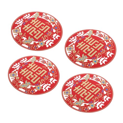 DONFAMDS 4paare Traditionelles Chinesisches Hochzeitsdeko Papierfensterblumen Mit Aufkleber Für Hochzeitsfeiern Home Decor Und Frühlingsfest Kunsthandwerk Aus Papier Mit Kulturellem DONFAMDS 4paare Traditionelles Chinesisches Hochzeitsdeko Papierfensterblumen Mit Aufkleber Für Hochzeitsfeiern Home Decor Und Frühlingsfest Kunsthandwerk Aus Papier Mit Kulturellem von DONFAMDS