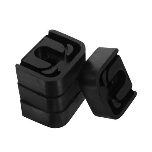 DONFAMDS 4 Stück Stoßdämpfendes Polster Für Die Klimaanlage Vibrationsdämpfende Pads Vibrations Isolator Kautschuk -waschmaschine Kit Anti-vibrations-isolationspads Gummi Schwarz von DONFAMDS