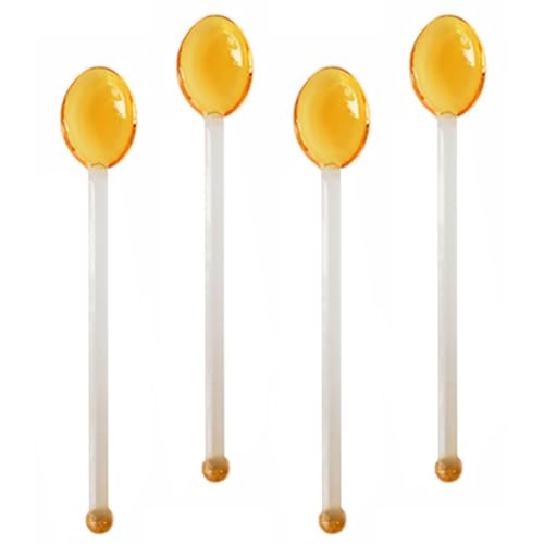 DONFAMDS 4 Stück Teiliges Hitzebeständiges Glasrührlöffel mit Langem Stiel Klarer Kaffeelöffel und Dessertlöffel Bruchsicher Vielseitig für Kaffee Eiscreme und Verschiedenes Geeignet für DONFAMDS 4 Stück Teiliges Hitzebeständiges Glasrührlöffel mit Langem Stiel Klarer Kaffeelöffel und Dessertlöffel Bruchsicher Vielseitig für Kaffee Eiscreme und Verschiedenes Geeignet für von DONFAMDS
