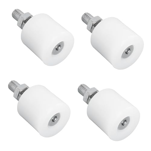 DONFAMDS 4 Stück Teiliges Nylon Einradigem Umlenkblock für Elektrische Gartentore Langlebige Führungsschienenlaufräder mit Hoher Flexibilität und Verschleißfestem Design von DONFAMDS