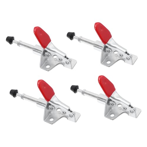 DONFAMDS 4 Stück Teiliges Schnellspannverschluss Verstellbarer Horizontal Clip Langlebiger Level Fastener für Rauchertür Maschinenteile Metallplatten Schnelle Befestigung und Einfache DONFAMDS 4 Stück Teiliges Schnellspannverschluss Verstellbarer Horizontal Clip Langlebiger Level Fastener für Rauchertür Maschinenteile Metallplatten Schnelle Befestigung und Einfache von DONFAMDS