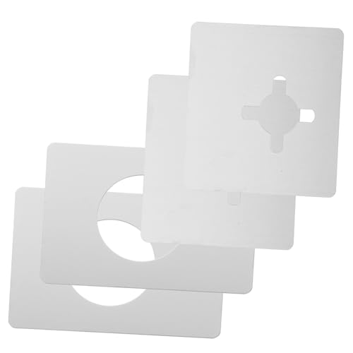 DONFAMDS 4 Stück Türverstärkungsschilder aus Türschloss Reparaturplatten für Verschiedene Türschlösser Einfache Installation Langlebig und Robust für Heimwerkerprojekte von DONFAMDS