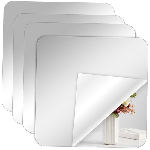 DONFAMDS 4Stücke Selbstklebender Acrylspiegel Teiliges Flexible Wandspiegel für Türen und Wände Bruchsichere Spiegelplatte für Badezimmer und Wohnräume Leicht zu Installieren DONFAMDS 4Stücke Selbstklebender Acrylspiegel Teiliges Flexible Wandspiegel für Türen und Wände Bruchsichere Spiegelplatte für Badezimmer und Wohnräume Leicht zu Installieren von DONFAMDS