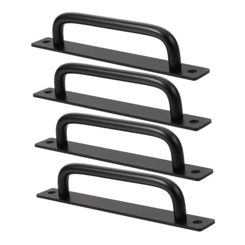 DONFAMDS 4er Set Teiliges Aluminiumlegierung Türgriff Schwarz Robust Fadebeständig Ergonomisch für Schiebetüren Scheunentüren Moderne Küchen und Außentore Geeignet DONFAMDS 4er Set Teiliges Aluminiumlegierung Türgriff Schwarz Robust Fadebeständig Ergonomisch für Schiebetüren Scheunentüren Moderne Küchen und Außentore Geeignet von DONFAMDS