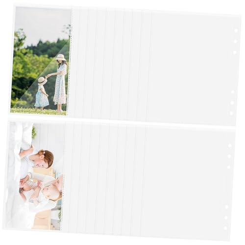 DONFAMDS 50 Stück Klarsichtfolien für Ordner Transparentes Schutzblatt für Fotos Dokumente Berichte Einfache Handhabung und Optimaler Hohe und Wasserabweisend DONFAMDS 50 Stück Klarsichtfolien für Ordner Transparentes Schutzblatt für Fotos Dokumente Berichte Einfache Handhabung und Optimaler Hohe und Wasserabweisend von DONFAMDS
