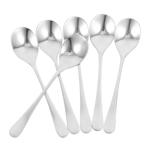 DONFAMDS 6Stücke Servierlöffel Teiliges mit Langem Griff Hitzebeständig und Robust zum Rühren Servieren von Desserts für Täglichen Gebrauch DONFAMDS 6Stücke Servierlöffel Teiliges mit Langem Griff Hitzebeständig und Robust zum Rühren Servieren von Desserts für Täglichen Gebrauch von DONFAMDS
