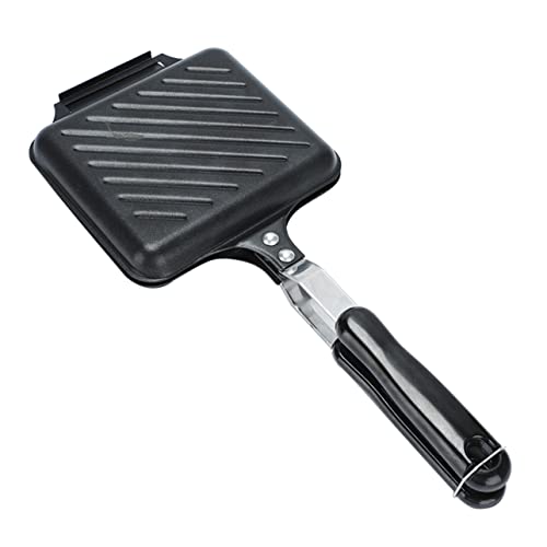 DONFAMDS Antihaft Sandwichmaschine Doppelseitige Bratpfanne für Sandwiches Waffeln und Desserts für Zuhause Freien DONFAMDS Antihaft Sandwichmaschine Doppelseitige Bratpfanne für Sandwiches Waffeln und Desserts für Zuhause Freien von DONFAMDS
