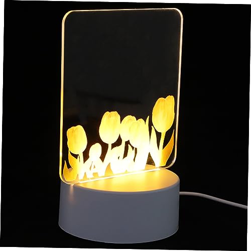 DONFAMDS Beleuchtetes Memo Board aus Abwischbare Nachrichtentafel für Schreibtisch LED Notiztafel mit Elegantem Design Nachrichtenübermittlung DONFAMDS Beleuchtetes Memo Board aus Abwischbare Nachrichtentafel für Schreibtisch LED Notiztafel mit Elegantem Design Nachrichtenübermittlung von DONFAMDS
