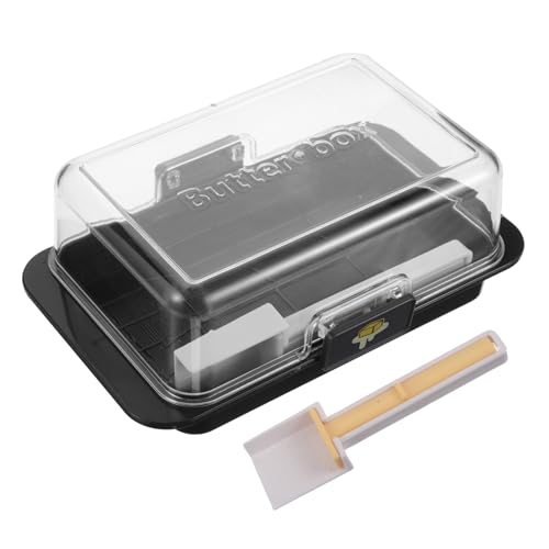 DONFAMDS Butterdose mit Deckel Butterbehälter aus Langlebigem Material Vielseitiger Butteraufbewahrer zur Frischen Aufbewahrung mit Praktischem Verschluss für Kühlschrank und von DONFAMDS