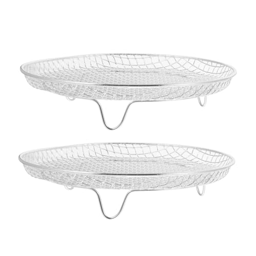 DONFAMDS Doppelstöckiges Air Fryer Grillrost aus Robustes Zubehör für Ninja Instant Heißluftfritteuse Dehydrator und Grillgitter für Vielseitiges Kochen und Einfache von DONFAMDS