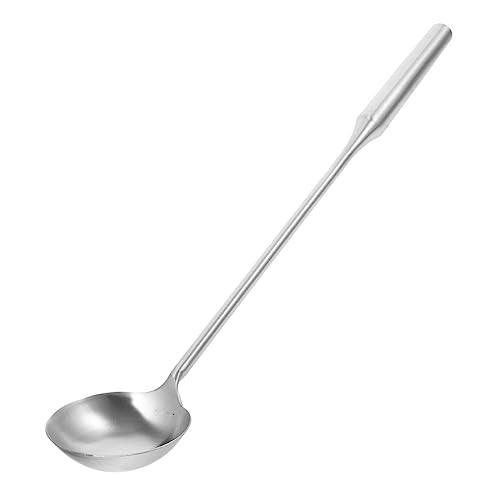 DONFAMDS Edelstahl Schöpflöffel mit Langem Ergonomischem Stiel Rostfrei und Verschleißfest Großer Suppenkelle für Wasser Suppe Reis Vielseitig Einsetzbar in Küche Restaurant und Kantine DONFAMDS Edelstahl Schöpflöffel mit Langem Ergonomischem Stiel Rostfrei und Verschleißfest Großer Suppenkelle für Wasser Suppe Reis Vielseitig Einsetzbar in Küche Restaurant und Kantine von DONFAMDS
