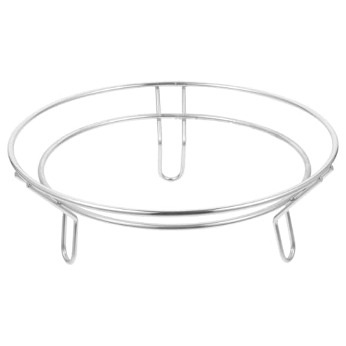 DONFAMDS Edelstahl Wok Ring Hitzebeständig Isolierend Kochgeschirr Halterung Wiederverwendbar Kompakt Platzsparend für Gasherd und Wokpfanne Küchenzubehör von DONFAMDS