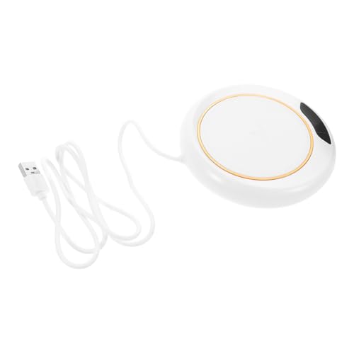 DONFAMDS Einstellbarer Tragbarer Kaffeetassenwärmer für Schreibtisch Wiederverwendbarer Heizuntersetzer für Tee Milch und Getränke Schnelle Heiztechnologie Design von DONFAMDS