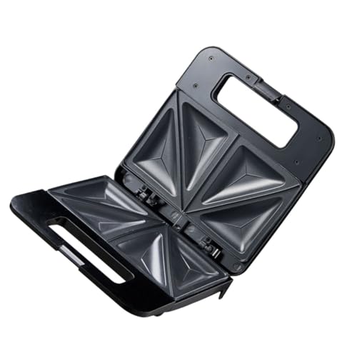 DONFAMDS Elektrischer Mini Sandwich Toaster mit Antihaftbeschichtung Doppelseitiger Heizfunktion Automatischer Temperaturkontrolle Rutschfestem Boden Kompakt für Frühstück und Steak DONFAMDS Elektrischer Mini Sandwich Toaster mit Antihaftbeschichtung Doppelseitiger Heizfunktion Automatischer Temperaturkontrolle Rutschfestem Boden Kompakt für Frühstück und Steak von DONFAMDS