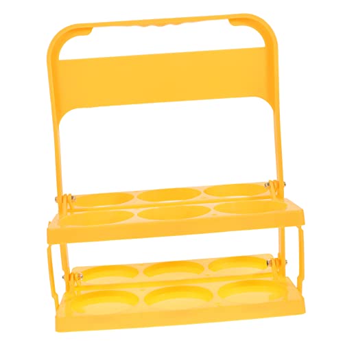 DONFAMDS Faltbarer Getränketräger für Bierflaschen Tragbarer Flaschenträger Gelb für Partys und Alltag Leicht Kompakt und Stabil für Sichere Transporte DONFAMDS Faltbarer Getränketräger für Bierflaschen Tragbarer Flaschenträger Gelb für Partys und Alltag Leicht Kompakt und Stabil für Sichere Transporte von DONFAMDS