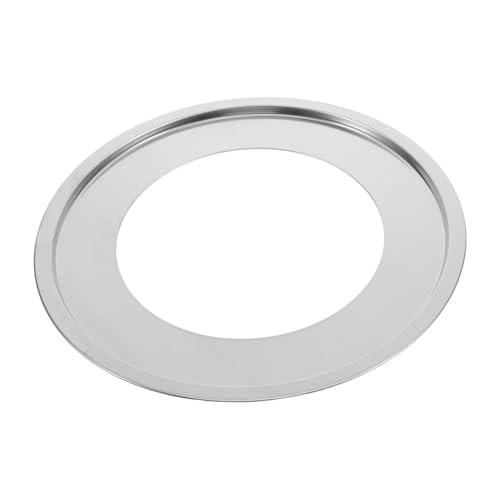 DONFAMDS Gedämpfte Scheiben im Dampfgarer Edelstahl -Topfadapter Kochdampferring Dampftopfhalter Dampferringeinsatz Dampferring für Woks Herdgestell Rostfreier Stahl Silver von DONFAMDS