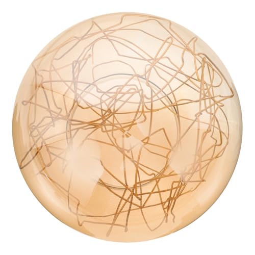 DONFAMDS Glaskugel Lampenschirm Ersatz Glas Lampenschirm Ømm mit Goldlinie Glas Lampenabdeckung für Pendelleuchte Langebiger für Wohnzimmer Schlafzimmer DONFAMDS Glaskugel Lampenschirm Ersatz Glas Lampenschirm Ømm mit Goldlinie Glas Lampenabdeckung für Pendelleuchte Langebiger für Wohnzimmer Schlafzimmer von DONFAMDS