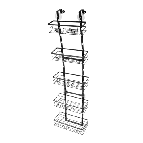 DONFAMDS Tür-hängeregal Mit Körben Multifunktionaler Organizer Für Küche Bad Einfache Installation Ohne Bohren Geräumige Aufbewahrungsmöglichkeit von DONFAMDS