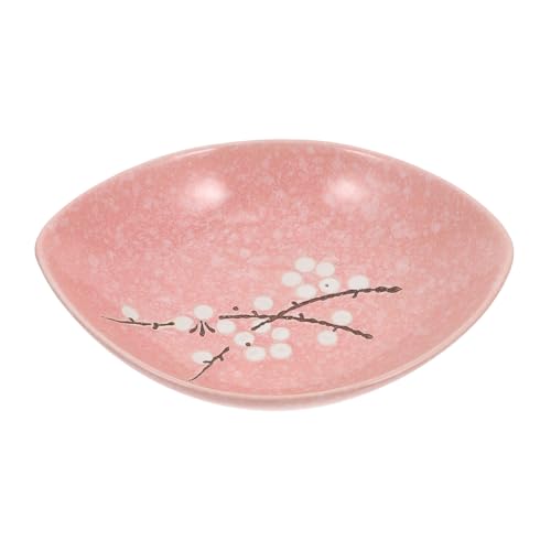 DONFAMDS Handbemalte Keramik Food Plate Kreative Dinnerplatte Elegante Speiseteller für Zuhause Party und Outdoor Robustes Vielseitig für Dessert und Salat Einzigartiges von DONFAMDS