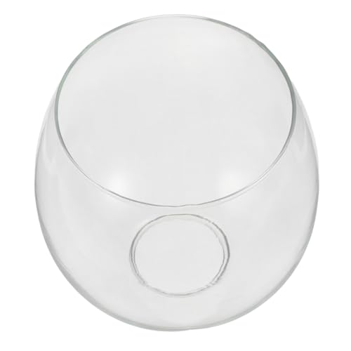 DONFAMDS Handgefertigter Glas Lampenschirm Ersatz Hochborosilikat Bernsteinfarbene Elektrobeschichtung Weiches Licht Diffusor Für Pendelleuchten Wandlampen Trommelform von DONFAMDS