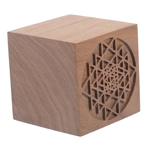 DONFAMDS Holz Diffuser Würfelform Natürlicher Ätherischer Öl Diffusor Dekorativer Duftspender für Zuhause und Büro Effiziente Duftverteilung Stabiles Design aus Schwarzem Walnussholz von DONFAMDS