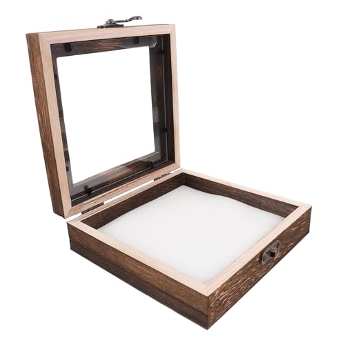 DONFAMDS Holz Schmetterlingsausstellungsbox mit Eva Padding Multifunktionale Insektensammelbox für Schmetterlinge und Erinnerungsstücke Vitrine DONFAMDS Holz Schmetterlingsausstellungsbox mit Eva Padding Multifunktionale Insektensammelbox für Schmetterlinge und Erinnerungsstücke Vitrine von DONFAMDS