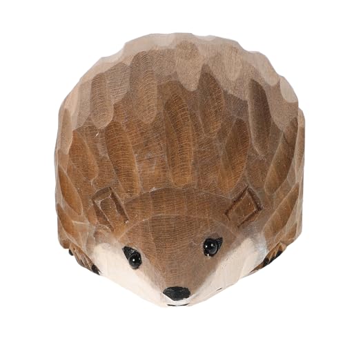 DONFAMDS Holzornament Cute Figur Handgefertigte Holzschnitzerei Charmantes Für Jeden Anlass von DONFAMDS