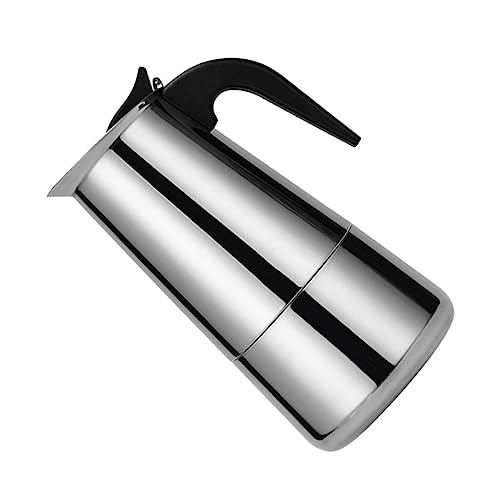 DONFAMDS Kaffeekanne Tragbarer Espresso Maker für Hotel und Büro Robuste und Langlebige Kochzeiten Kaffeebrauer mit Ergonomischem Griff für Komfortables Gießen von DONFAMDS