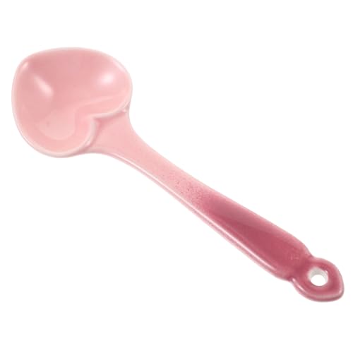 DONFAMDS Keramik-herzförmiger Dessertlöffel Ergonomisch Geformt Kreatives Design Rosa Farbverlauf Praktische Haushalts-tafelware für Dessert und Getränke Bequemes Griffgefühl Verarbeitet DONFAMDS Keramik-herzförmiger Dessertlöffel Ergonomisch Geformt Kreatives Design Rosa Farbverlauf Praktische Haushalts-tafelware für Dessert und Getränke Bequemes Griffgefühl Verarbeitet von DONFAMDS