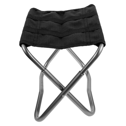 DONFAMDS Klappbarer Campinghocker Ultraleicht Tragbar Robuster Faltstuhl für Outdoor Aktivitäten und Zuhause für Angeln Garten und Picknick Silberfarben DONFAMDS Klappbarer Campinghocker Ultraleicht Tragbar Robuster Faltstuhl für Outdoor Aktivitäten und Zuhause für Angeln Garten und Picknick Silberfarben von DONFAMDS